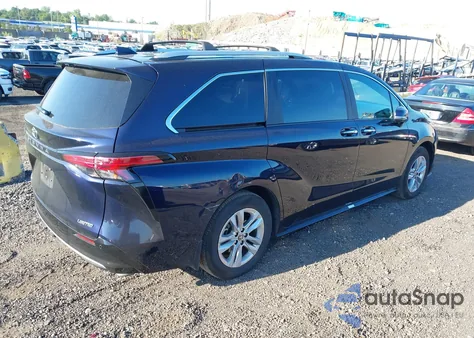 2025 Toyota Sienna Limited из США, поврежденный, VIN 5TDZSKFC1SS172228